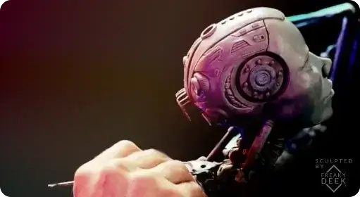 Project AD-01 a fine modern art sculpture sculpted by freaky-Deek