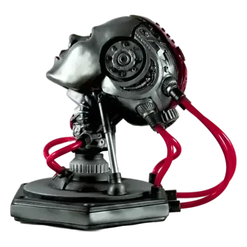 Project Ad 01 Handmade Android Led Art Sculpture Joule With Red Led Light Handmade By Artist Freaky Deek