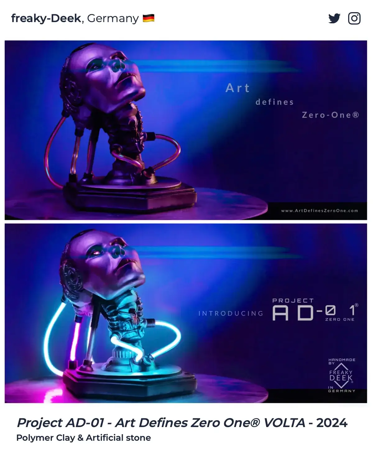 ExpoMetro Barcelona 2025 Project AD 01 VOLTA Sculpture by freaky Deek