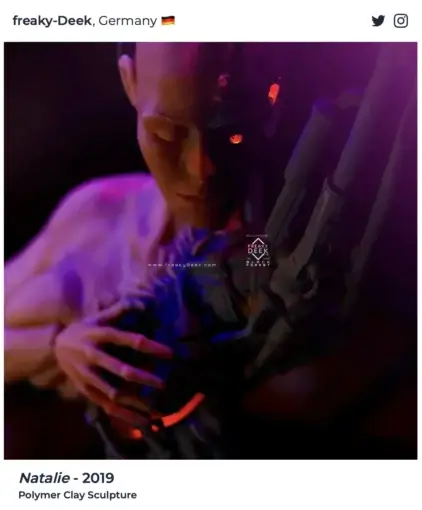 ExpoMetro Hong Kong 2025 NATALIE Sculpture by freaky Deek