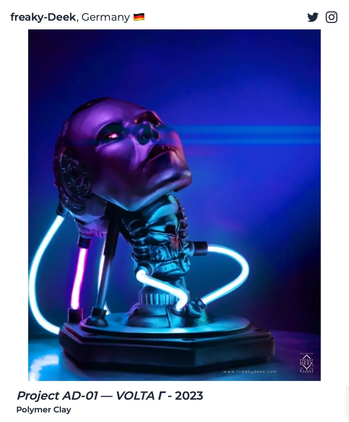 ExpoMetro Hong Kong 2025 Project AD 01 VOLTA Sculpture by freaky Deek